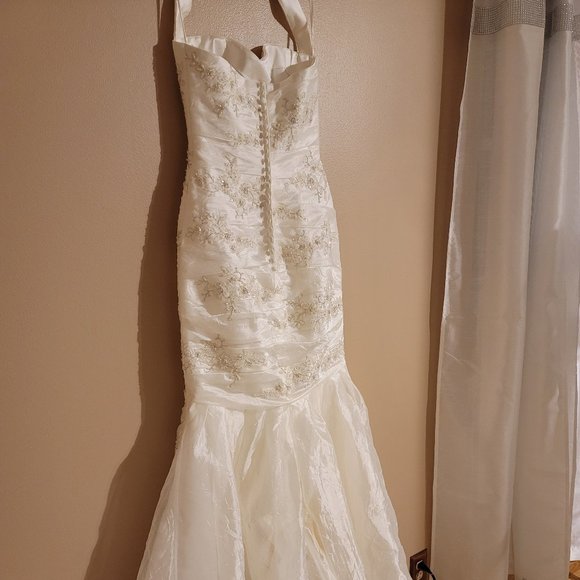 Wedding Dress Ivory La Sposa Size 4 - Picture 9 of 11